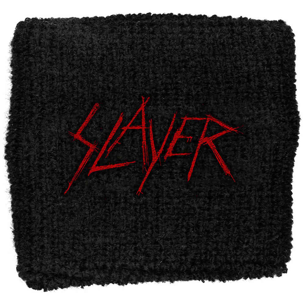 Slayer - Scratched Logo Schweißband - Schwarz